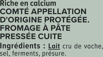 U Comté AOP au lait cru 34%mg, 400g packshot