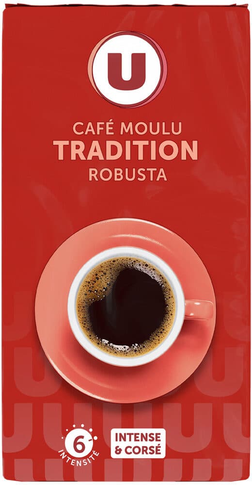 U Café Tradition moulu Robusta N°6 - 250g packshot