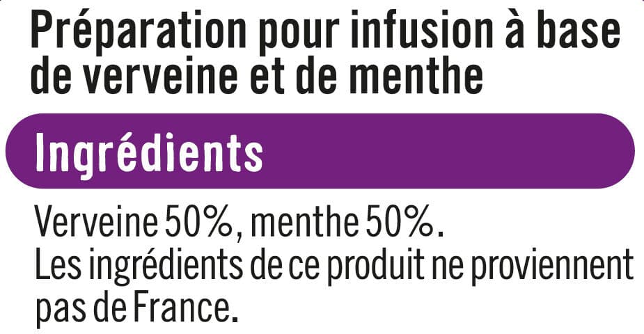 U Infusion Verveine et Menthe packshot
