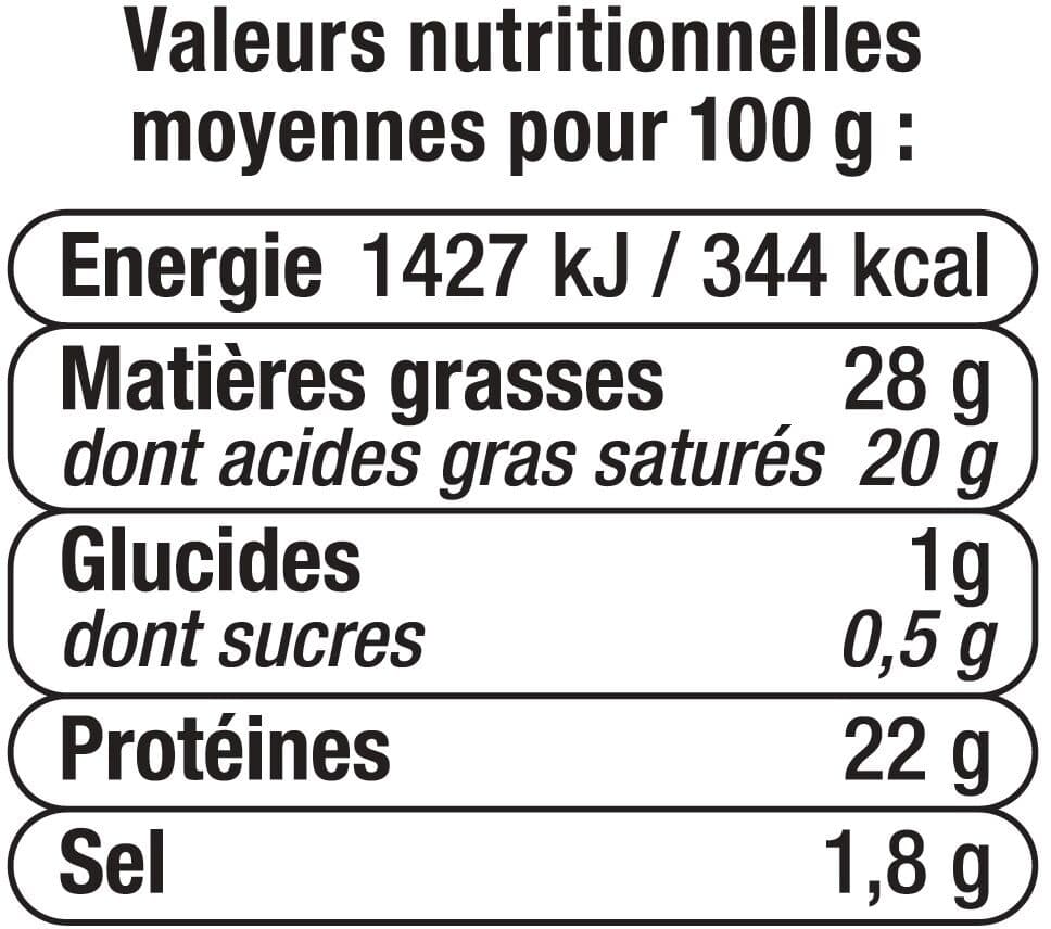 U Tomme des Pyrénées lait pasteurisé 30% de matière grasse 200g packshot
