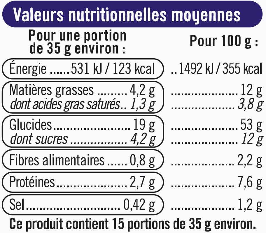 U Pains au lait x15 - 525g packshot