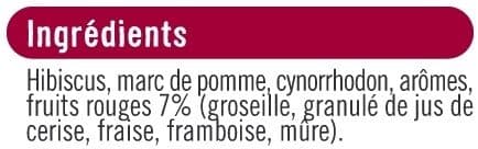 U Infusion saveur fruits rouges packshot