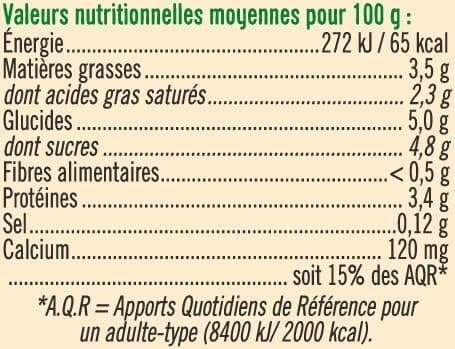 U Bio Yaourt nature 4x125g packshot