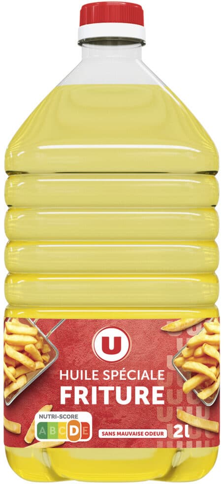 U Spécialité huile pour friture, bidon de 2 litres packshot