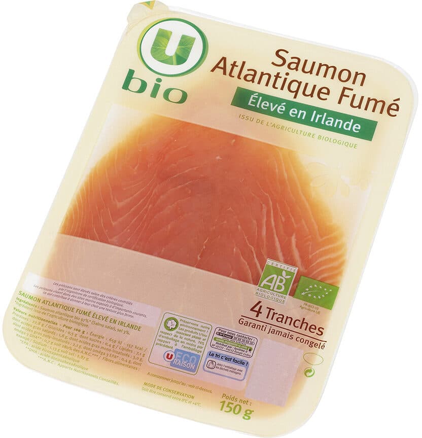 U Saumon fumé packshot