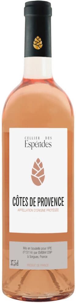 U Vin rosé AOP Cotes de Provence Cellier des Espérides, - Bouteille 37,5cl packshot