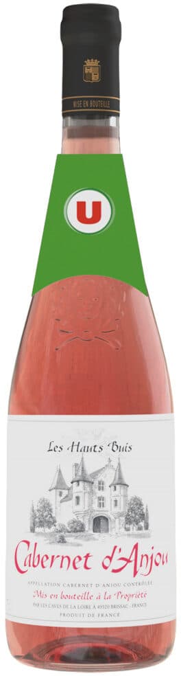 U Vin rosé AOP Cabernet d'Anjou Les Hauts Buis 75cl packshot