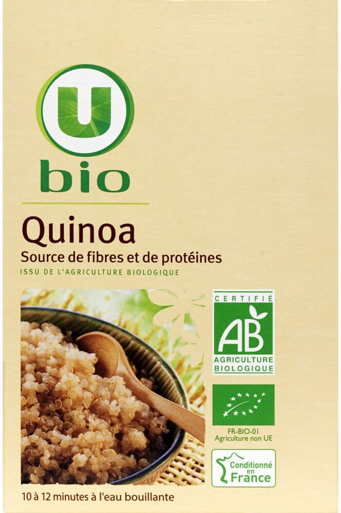 U bio Quinoa bio , 500g packshot