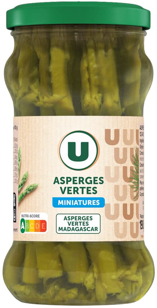 U Asperges vertes miniatures - Bocal 100g packshot