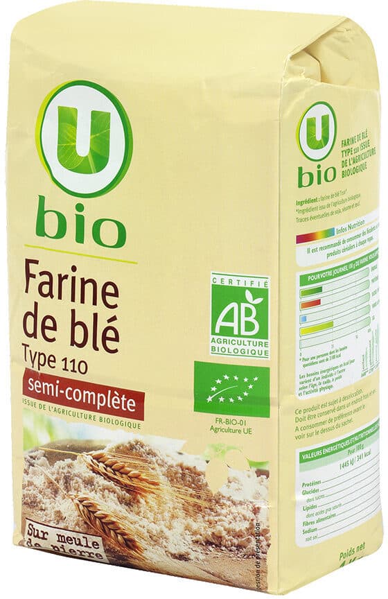 U Farine de blé T110 packshot
