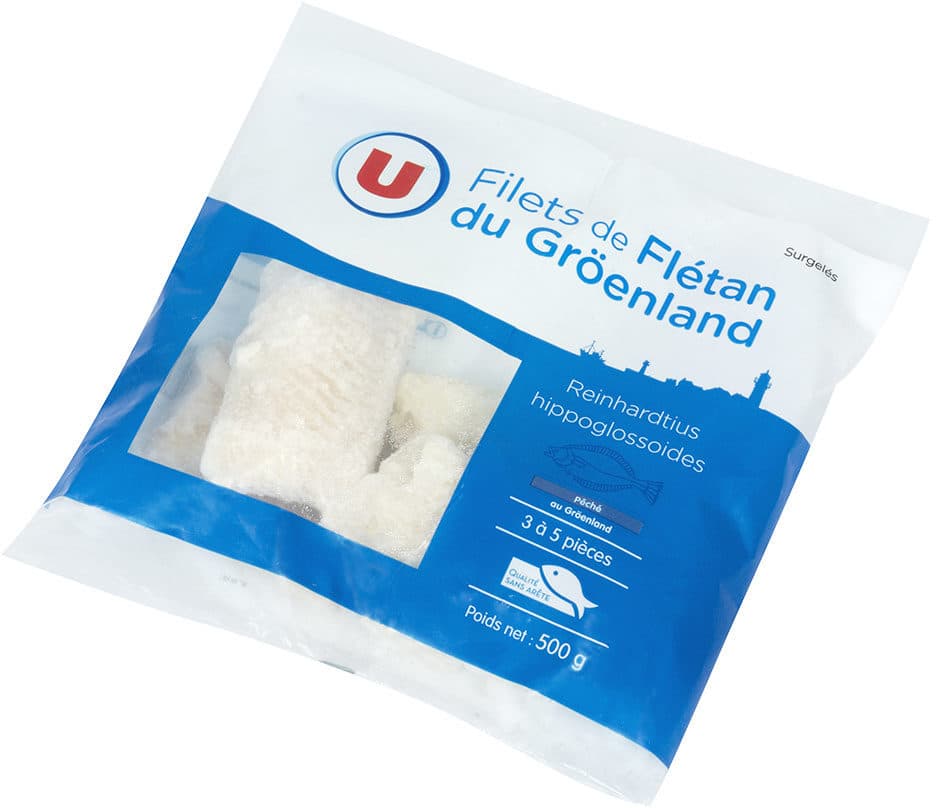 U Filets de flétan du Groenland packshot