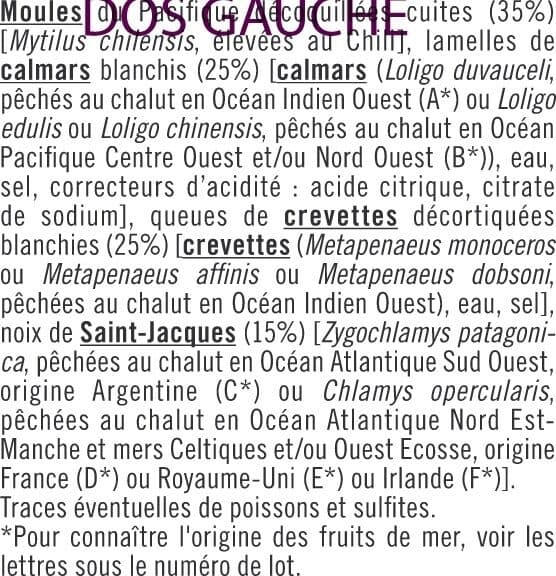 U Cocktail de fruits de mer 500g packshot