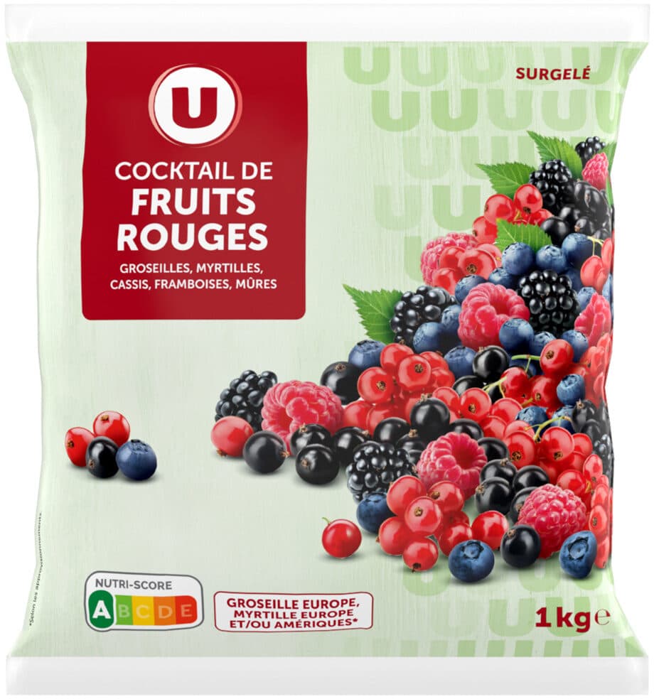 U Cocktail de fruits rouges 1kg packshot