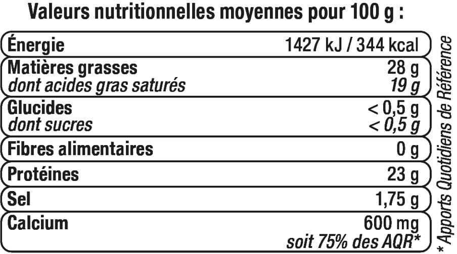 U Fromage à Raclette au lait pasteurisé frottée au vin blanc 27%mg, 300g packshot