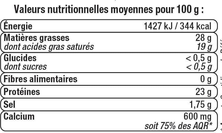 U Fromage à Raclette au lait pasteurisé aux 3 poivres 27%mg, 300g packshot