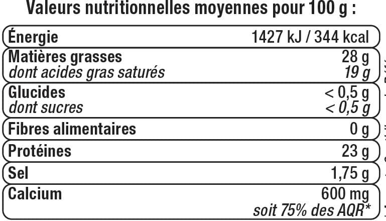 U Fromage à Raclette au lait pasteurisé aromatisé fumé 27%mg, 300g packshot