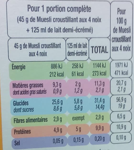 U Muesli Croustillant aux 4 Noix packshot