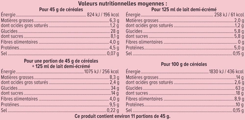 U Céréales Muesli croustillant aux fruits rouges doypack de 500g packshot