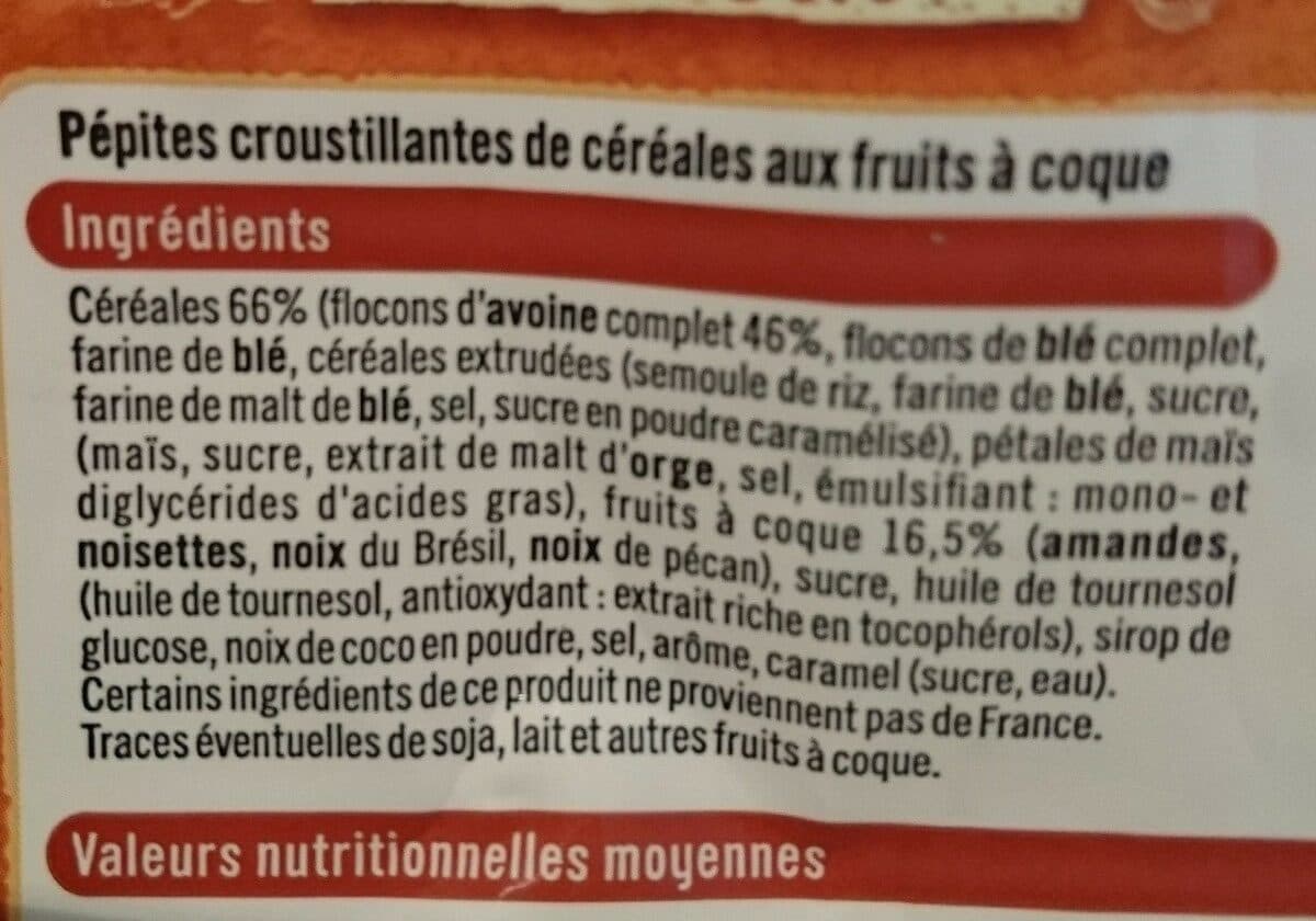 U Musli croustillant 4 noix packshot