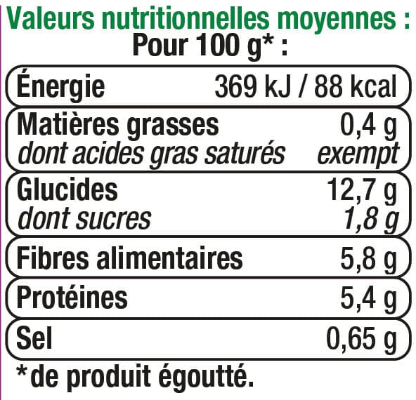 U Petits pois extra-fins - Bocal de 445g net égoutté packshot