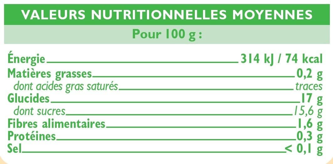 U Compote Pomme Allégée en sucres packshot