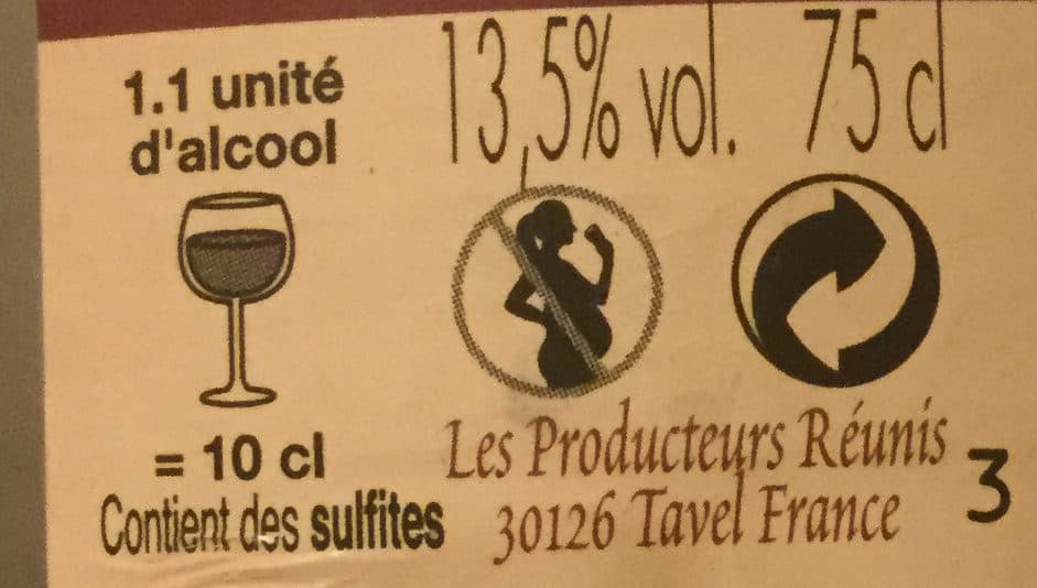 U Tavel AOP rosé Croix des Alliances packshot