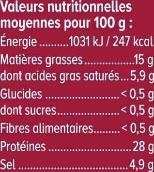 U Jambon de Bayonne IGP - x6 tranches, 100g packshot