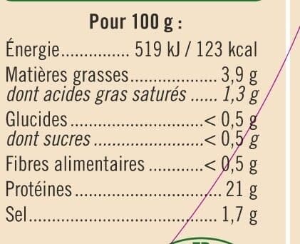 U Jambon supérieur packshot