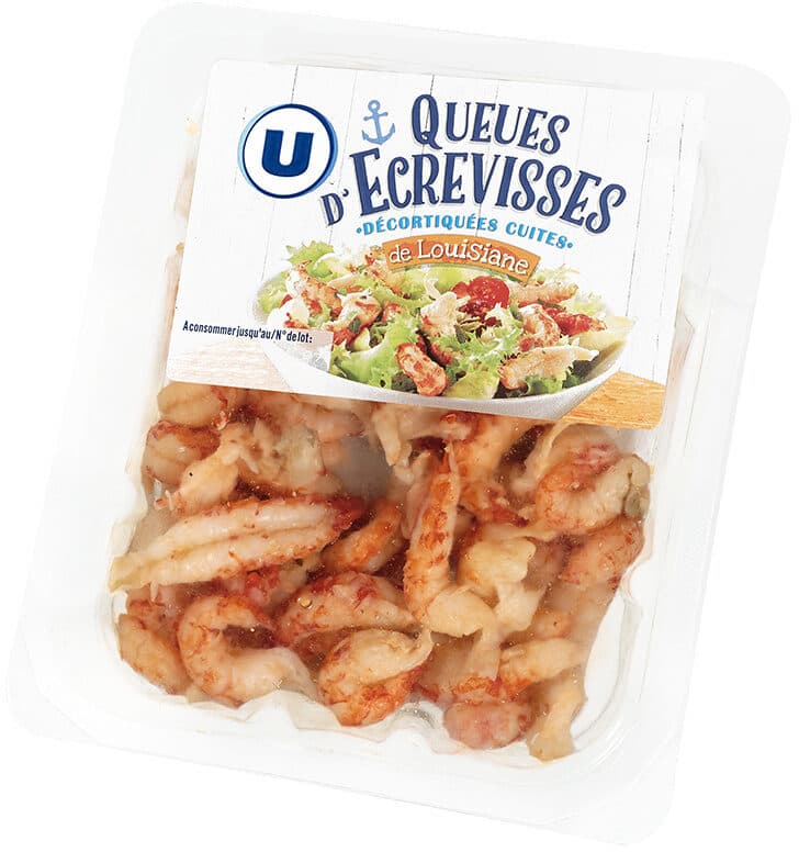 U Queues d'écrevisses de Louisiane packshot