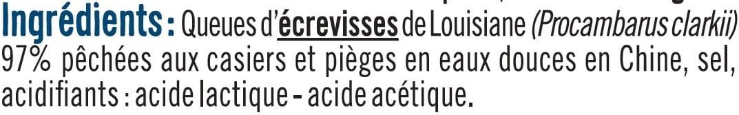U Queues d'écrevisses de Louisiane packshot