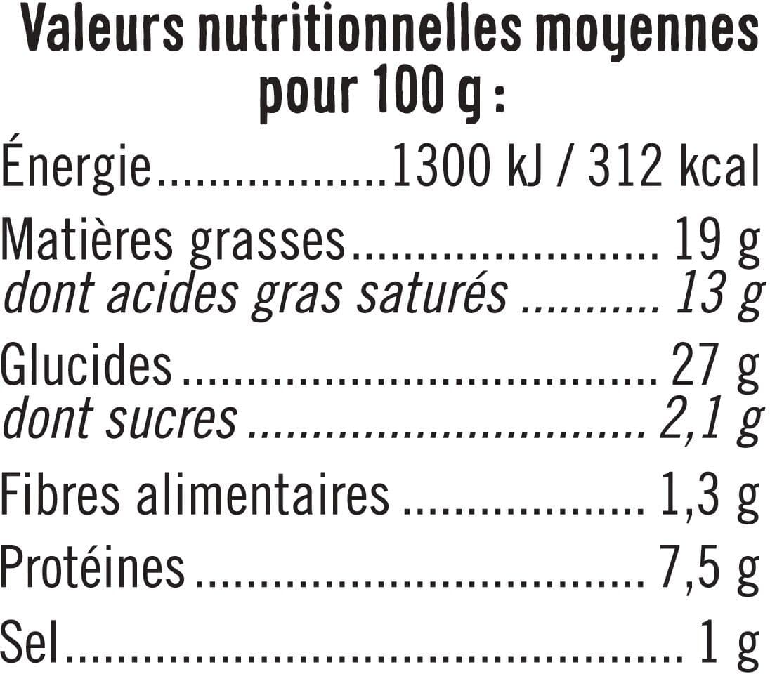 U Feuilletés jambon/emmental x2, 240g packshot