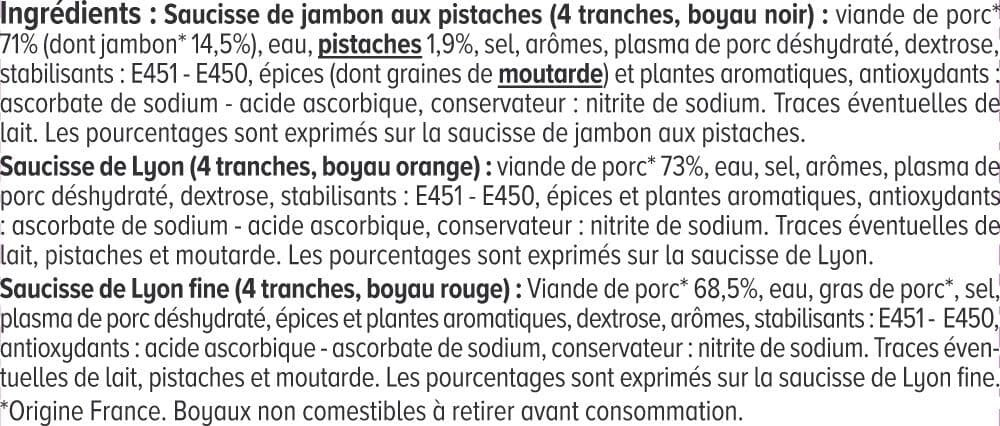 U Assortiment Charcuterie Alsaciennes - x12 tranches, 200g packshot