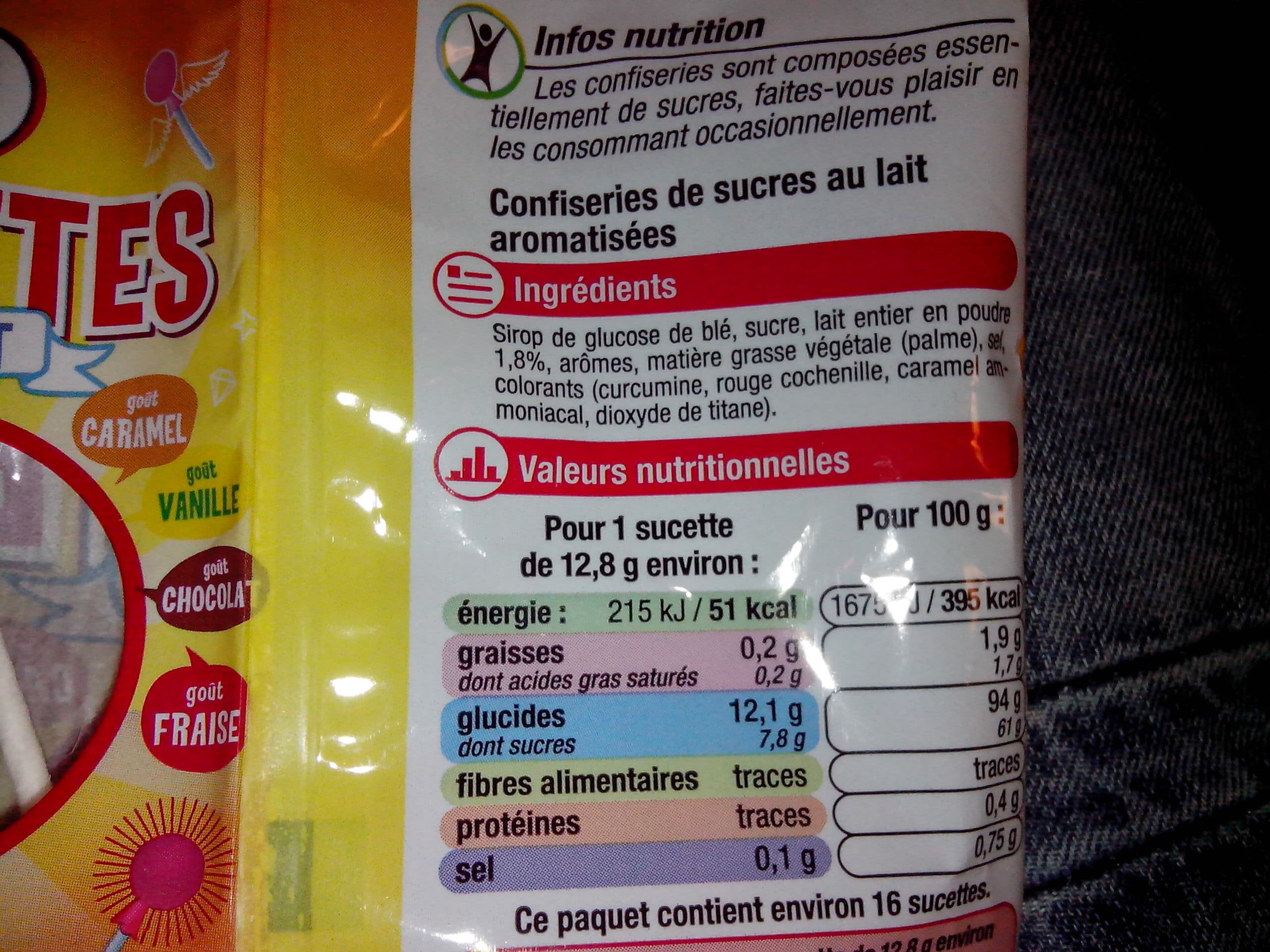 U Sucettes au lait U packshot