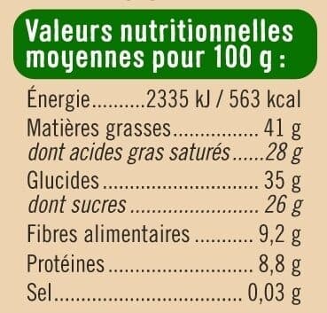 U Tablette de chocolat noir 100g packshot