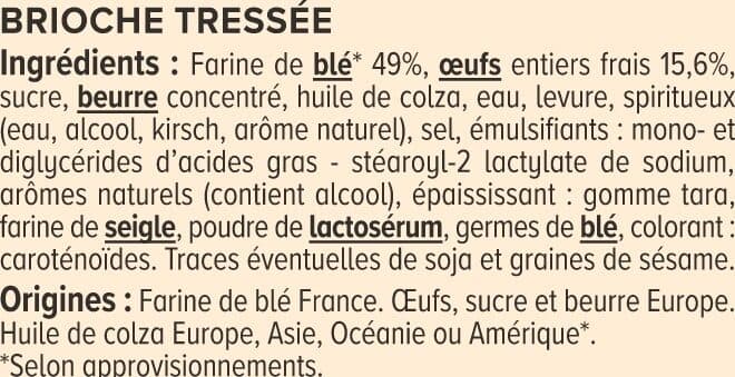 U Brioche tressée 600g packshot