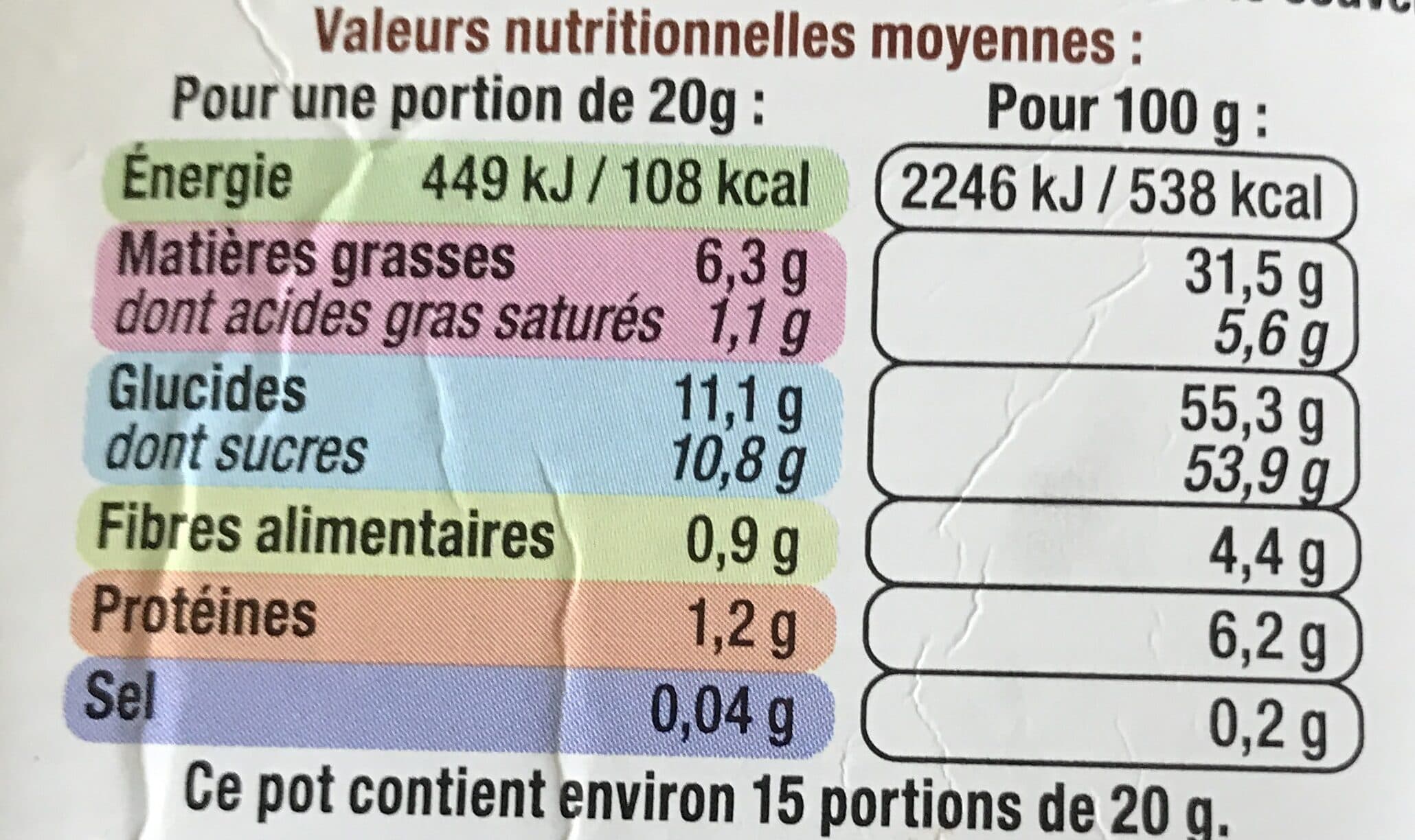 Système U Pâte à tartiner aux noisettes packshot