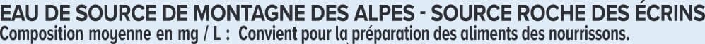 U Eau de source de montagne 12 bouteilles de 33cl packshot