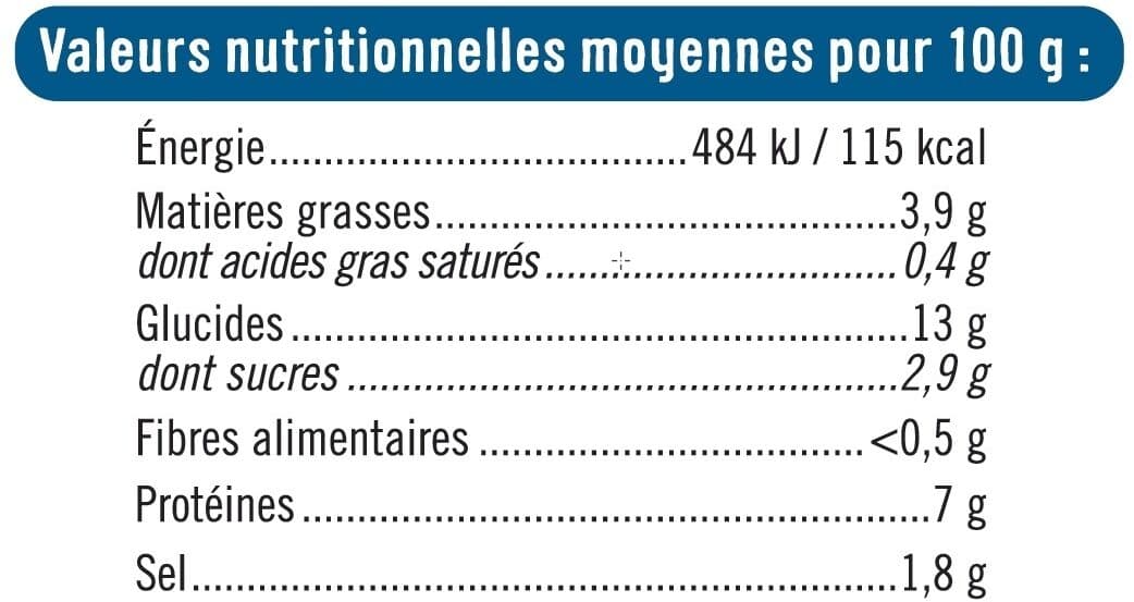 U Miettes saveur crabe packshot