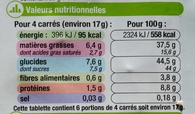 U Chocolat au lait du pays alpin et noisettes entières packshot