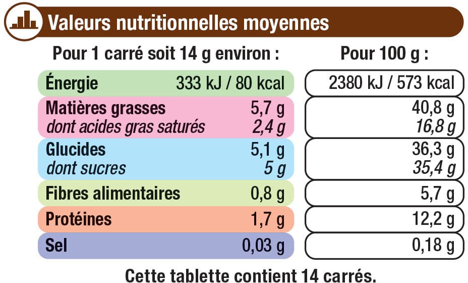 U Tablette de chocolat au lait et amandes entières packshot
