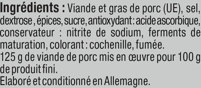 U Salami Danois - x20 tranches, 200g packshot
