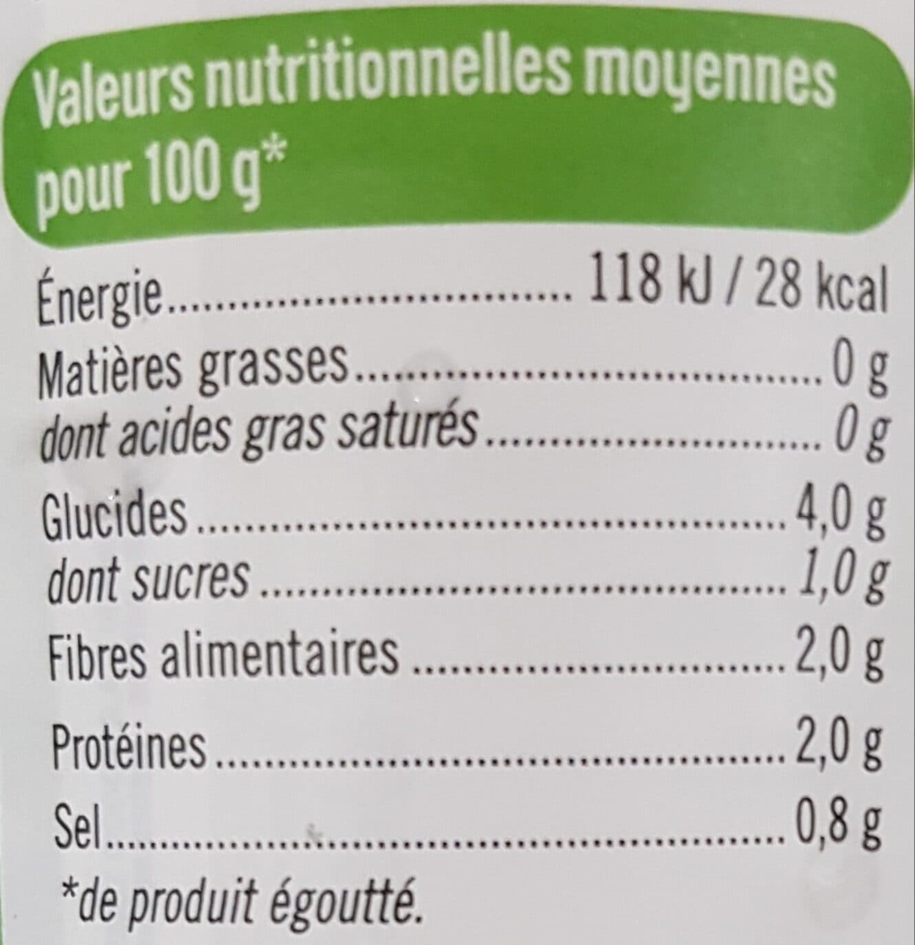 U Fonds d'artichauts - Boîte 210g packshot