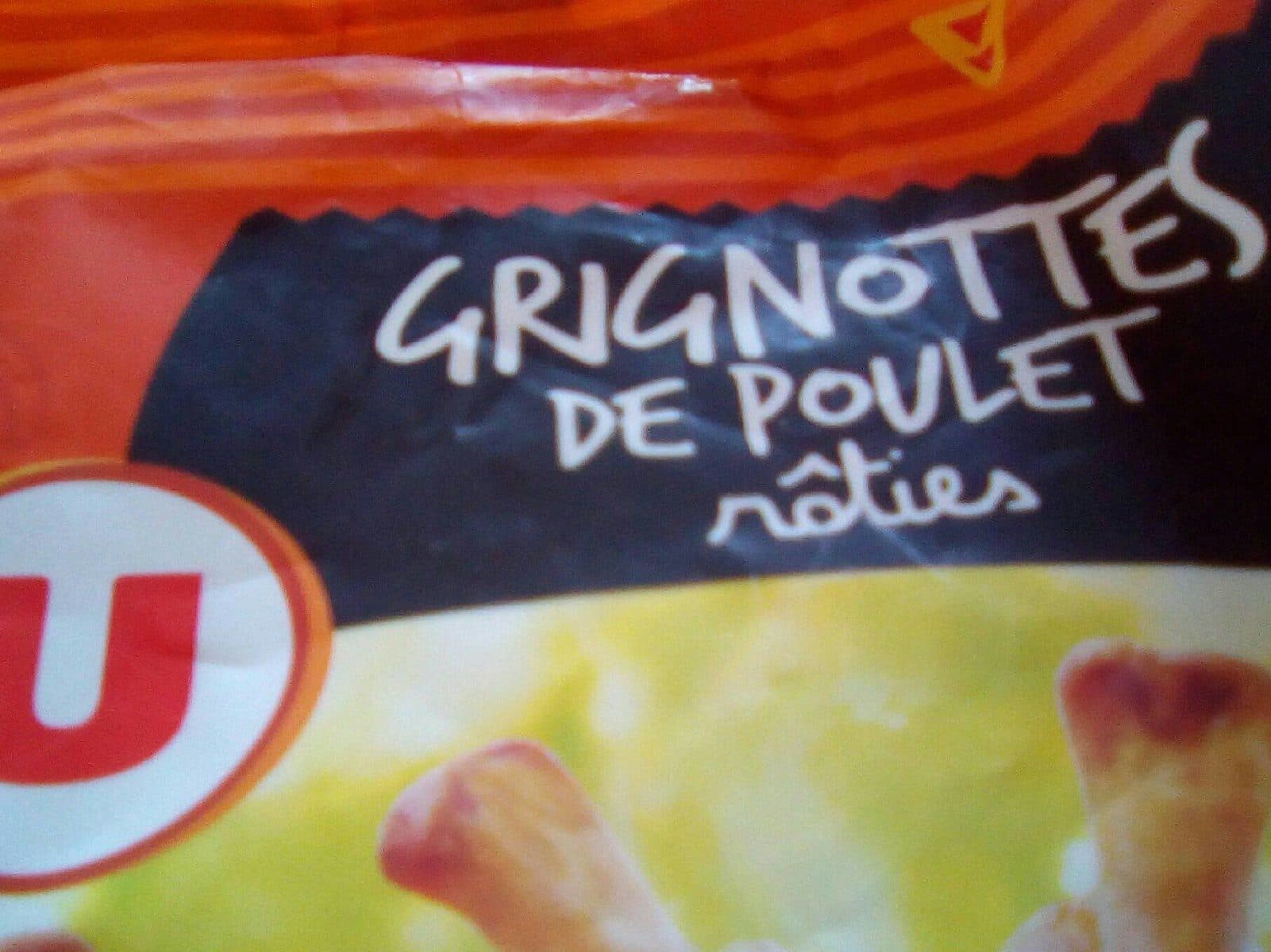 U Grignottes de poulet roties packshot