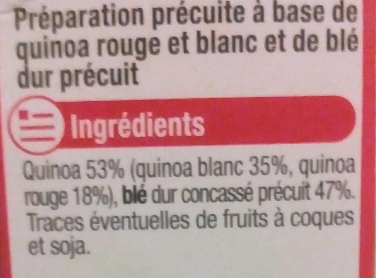 U Duo de céréales quinoa et boulgour 400g packshot