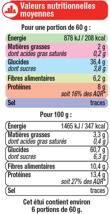 U Duo de céréales quinoa et boulgour 400g packshot
