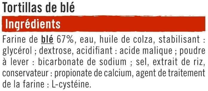 U Wraps de blé souples x6 370g packshot