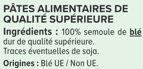 U Pâtes étoiles, sachet de 500g packshot