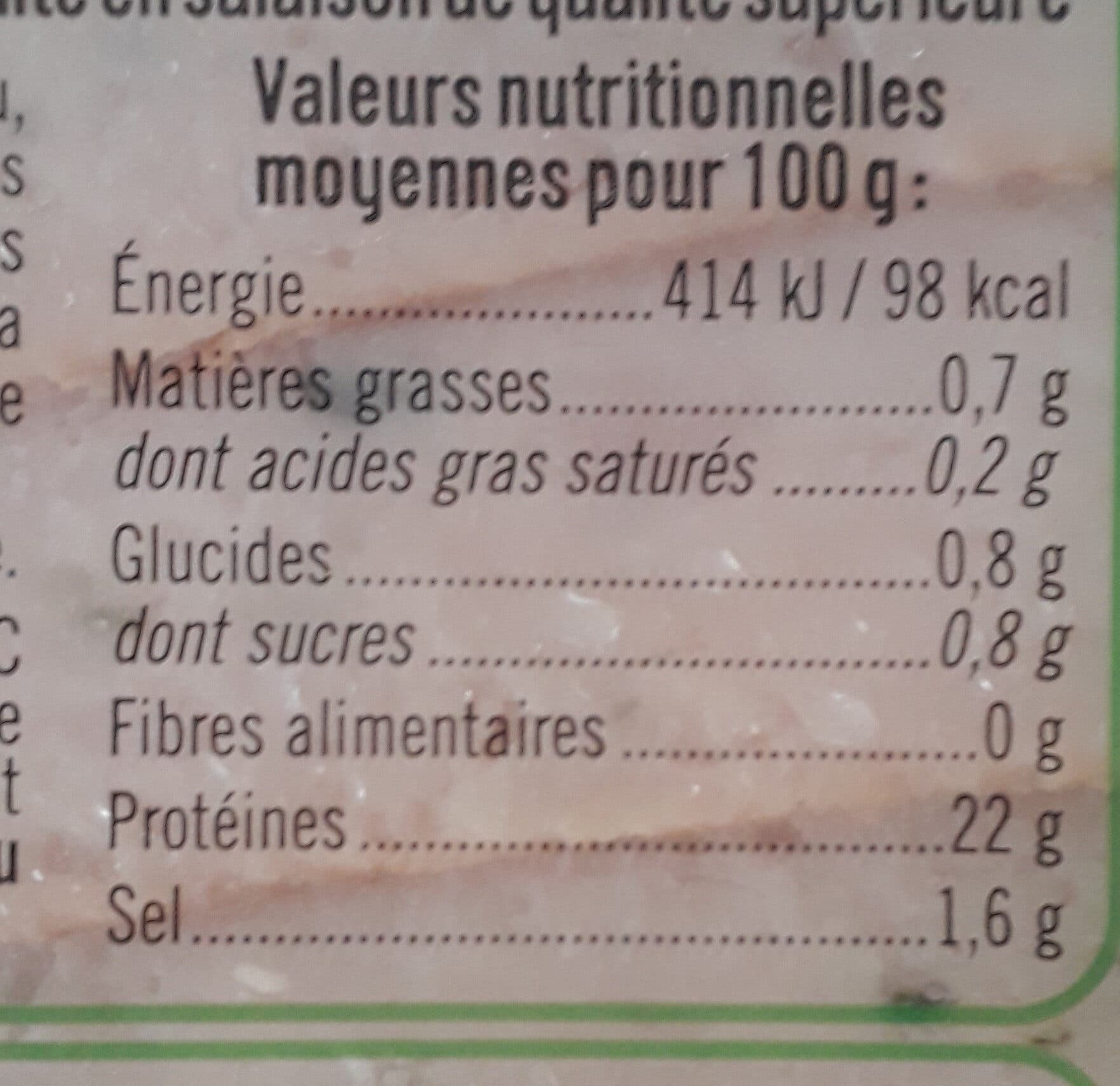 U Blanc de Poulet aux herbes - x4 tranches, 120g packshot