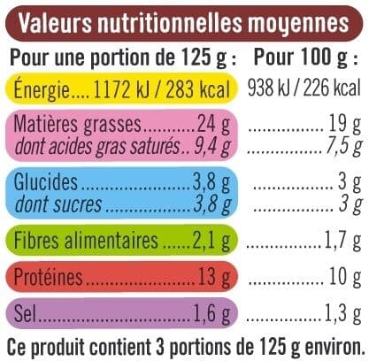 U Boudin noir aux pommes - x3, 375g packshot