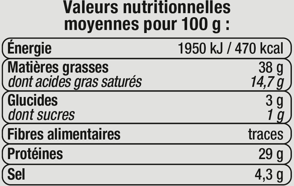 U Saucisse sèche courbe pur porc packshot
